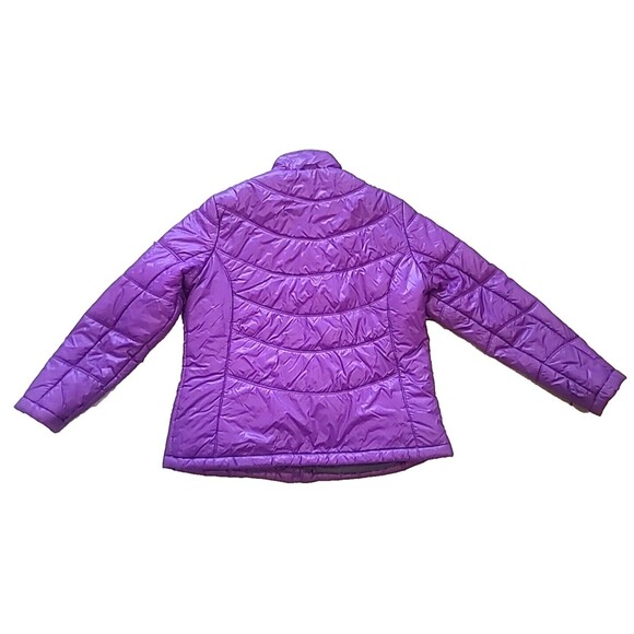 Free Country Women's Jacket Adult Size XL Purple Long Sleeve Zip Pockets Puffer - Picture 2 of 9